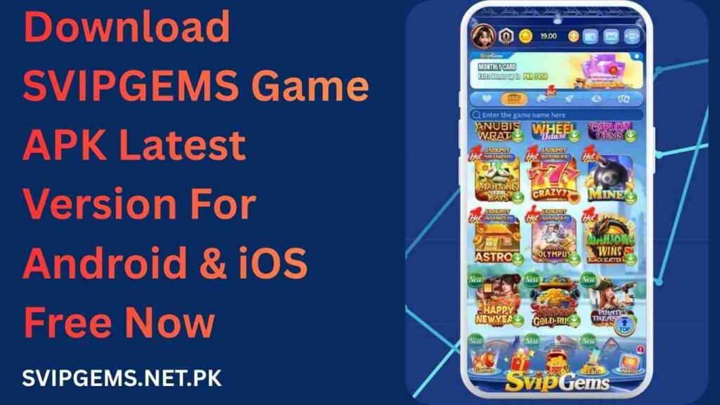Svip Gems Game APK Download Latest version 2026 For Android and iOS Device.